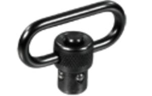 Leapers UTG Standard Duty Push Button QD Sling Swivel, 1.25in Loop, Black, TL-QDSW08B 4712274527690