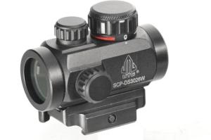 Leapers UTG 2.6in ITA Red/Green CQB Micro Dot w/ Integral QD Mount, 4 MOA Dot Reticle, Black, SCP-DS3026W 4717385550131
