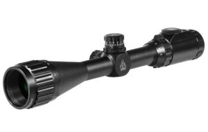 Leapers UTG 3-9X40 1in Hunter Scope, AO, 36-color Mil-dot Reticle, Airgun Rings, Black, SCP-U394AOIED 4717385550148