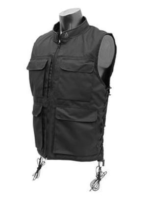 Leapers UTG Mens Adjustable Fit S/M Sporting Vest, Black, PVC-VM32BB PVCVM32BB