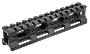 Leapers UTG Super Slim Picatinny Riser Mount, 1in Height, 13 Slots, Black, MT-RSX1L 4717385551923