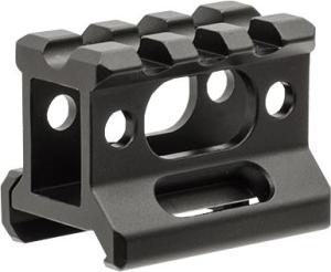 Leapers UTG Super Slim Picatinny Riser Mount 1in High, 3 Slots, Black, MT-RSX1S 4717385551947