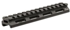 Leapers UTG Super Slim Picatinny Riser Mount, 0.5in Height, 13 Slots, Black, MT-RSX5L 4717385551992
