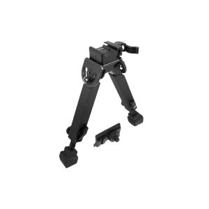 Leapers Inc UTG Quick Detachable Bipod Black  6"- 8 1/2" Height Rubber Armored Full Metal 4717385552302