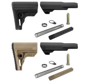 UTG Pro AR15 Ops Ready S4 Mil-spec Stock Kit, Black, RBUS4BM RBUS4BM