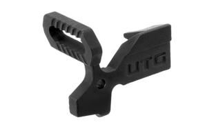 Leapers UTG AR15 Oversized Bolt Catch, Matte Black, Steel, TLT-TKSBC 4717385555808