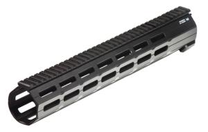 UTG Pro Super Slim SD 14in M-LOK Free Float handguard, Black, MTU046XLM