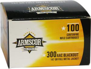 Armscor Ammo .300aac 147gr. - Fmj Value Pack 100 Round Pack 4806015504464