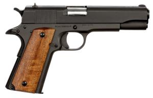 Rock Island 51615 GI Standard FS 9mm Luger 5" 10+1 Black Parkerized Black Parkerized Steel Slide Wood Grip