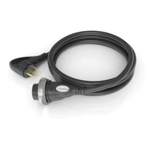 Lippert Components 381638 Furrion 30 Amp RV Power Cord Locking w/ Powersmart LED Indicators 30', F30R30-SB-AM