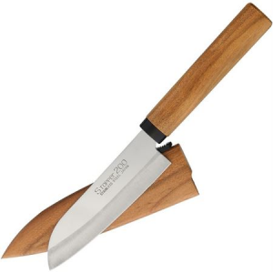 Kanetsune 077 ST-200 Fruit Knife  with Wild Cherry Wooden Handle