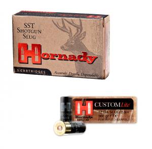 Hornady SST Custom Lite 12 Gauge 2-3/4"  300 Grain FTX Slug  100 Round Case 86230