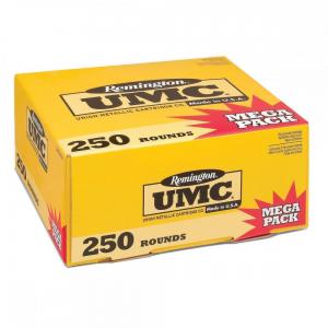Remington UMC 9mm Luger 115 Grain FMJ, 1000 Round Case 23777