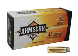 Armscor .45 Long Colt, 255 Grain LRN, 400 Round Case FAC45LC-1N