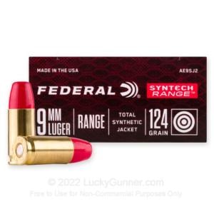 9mm - 124 Grain Total Synthetic Jacket FN - Federal Syntech - 500 Rounds AE9SJ2