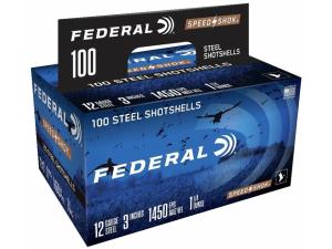 Federal Speed-Shok Ammunition 12 Gauge 3 1-1/4 oz Non-Toxic Steel Shot - 588649"