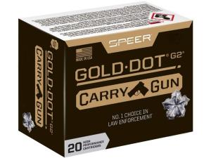 Speer Gold Dot Carry Gun Ammunition 45 ACP +P 200 Grain Gold Dot G2 - 185176 24258