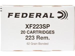 Federal Premium Law Enforcement Tactical Ammunition 223 Remington 62 Grain Bonded Soft Point - 205254