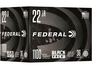 Federal Black Pack Ammunition 22 Long Rifle 36 Grain Lead Hollow Point - 527763 50004544695871