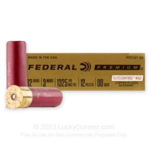12 Gauge - 3" 12 Pellets 00 Buckshot - Federal Vital-Shok - 250 Rounds 50029465025729