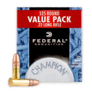 22 LR - 36 gr CPHP - Federal Champion - 5250 Rounds 