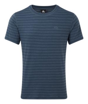 Mountain Equipment Groundup Tee - Mens, Denim Blue, Small, 01519 Denim Blue StripeS
