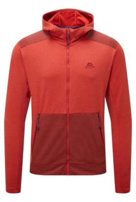 Mountain Equipment Oracool Hooded Jacket - Mens, Red Rock/Fired Brick, Large, 01799Red/FirBrickL