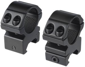 Hawke Sport Optics 2pc Match Series Weaver Scope Rings, 1in, Medium HM7102