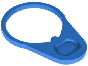 AT3 Tactical Mil Spec End Plate for AR-15, Blue, BT-EP-MILSPEC-BLU