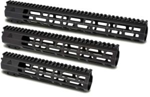 AT3 Tactical SPEAR M-LOK AR-15 Free Float Handguard, 12in Length, Burnt Bronze, AT3-MLOK-12-BB