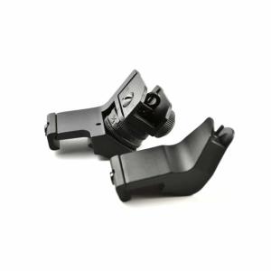 AT3 Tactical AR-15 45 Degree Offset Back Up Mounted Iron Sight, Rapid Transition BUIS, IS-02 IS02