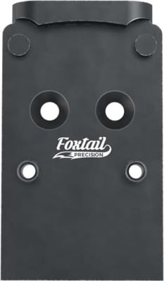 Foxtail Precision Red Dot Adapter Plate, Glock 43x/48 MOS, Hellcat OSP, Holosun EPS Carry, Black, 100-006