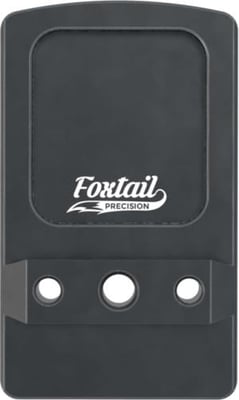 Foxtail Precision Red Dot Optics Mounting Adapter, Non - MOS Glock, Holosun 507k, Shield RMSc, Black, 100-014