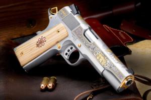 SPRINGFIELD ARMORY SK CUSTOMS  1911 RENAISSANCE RAPHAEL 45 AUTO 5" 7-RD PISTOL (1 Of 250 Run) - SKC-EIR-RP