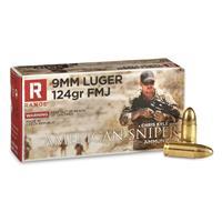 American Sniper Range, 9mm, FMJ, 124 Grain, 50 Rounds 5318000016118