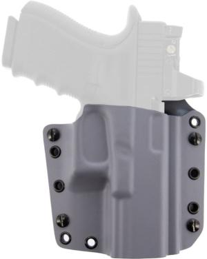 Galco Corvus Belt/IWB Kydex Holster, FN 509, FN 509 W/WO RED DOT, Right Hand, Gray, CVS856RG