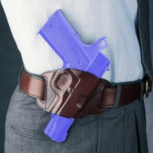 Galco Quick Slide Belt Holster, Sphinx 3000/Glock 19/Glock 23/Glock 31/Glock 32/Glock 26/Glock 27/Glock 33/Glock 36/Glock 17/Glock 22/Glock 34/Glock 35, Left Hand, Black, QS225B