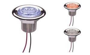 Innovative Lighting 3 LED Starr Light Recess Mount - Blue, 012-2500-7