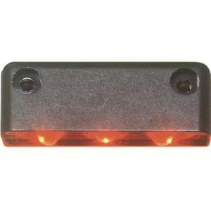 Innovative Lighting Surface-Mount 3-Led Step Light, Amber/Black Case, 003-1000-7