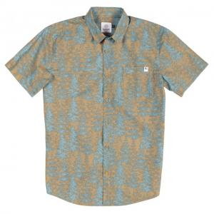 FlyLow Wild Child Short Sleeve Shirt - Men's, Maize/Marine Print, S, 0014-1802