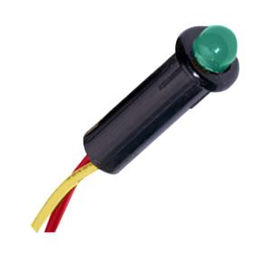 Paneltronics 5/32 LED Indicator Light - 12-14VDC - Green, 001-203