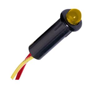 Paneltronics 5/32 LED Indicator Light - 12-14VDC - Amber, 001-204
