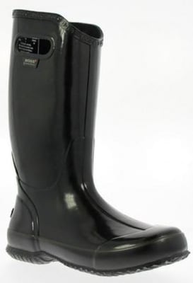 Bogs Womens Solid Rain Boot,Black,Size 6 71287-001-6