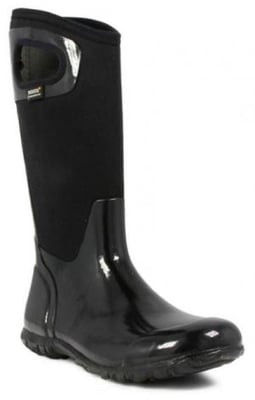 Bogs Womens North Hampton Solid Boot,Black,Size 9 71781-001-9