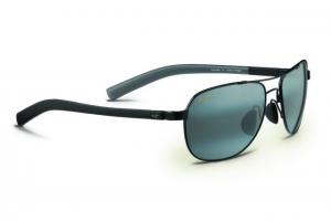 Maui Jim Guardrails Sunglasses w/ Gunmetal w/ Black Tips Frame and Neutral Grey Lenses - 327-02 603429018795