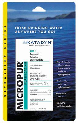 Katadyn Ultralight Series Micropur MP1 Purification Tablets