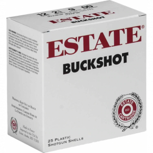 Estate HV12BK25 12GA 2 3/4" 9 Pellet 00 Buck Shot - 25rd Box 604544400540