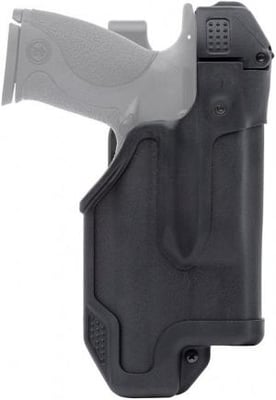 BlackHawk Epoch Level 3 Molded Light Bearing Tactical Holster for SW MP45,Left Hand 44E645BK-L