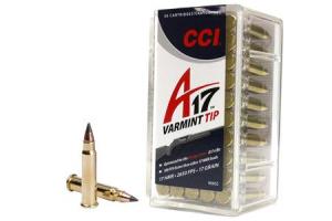 CCI AMMUNITION 17 HMR 17 gr Varmint Tip A17 50/Box 604544618365