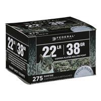 Federal Field Pack, .22LR, CPHP, 38 Grain, 275 Rounds 730